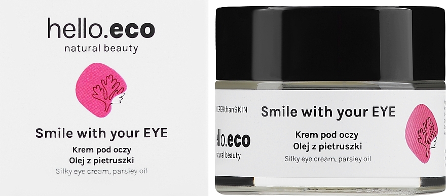 Augencreme Petersilie und Aprikose - Hello Eco Parsley-Apricot Eye Cream — Bild N2
