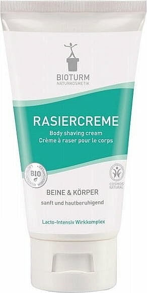 Sanfte und hautberuhigende Rasiercreme für Beine und Körper - Bioturm Shaving Cream Nr.88 — Bild N1