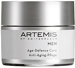 Düfte, Parfümerie und Kosmetik Regenerierende Ant-Aging Gesichtscreme für Männer - Artemis of Switzerland Men Age Defense Care