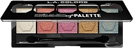 Düfte, Parfümerie und Kosmetik Lidschatten-Palette - L.A. Colors Shimmer Eye Palette 