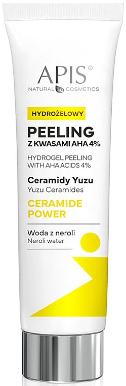 Hydrogel-Gesichtspeeling - APIS Professional Ceramide Power Hydrogel Peeling With AHA Acids 4%  — Bild N1