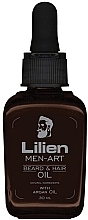 Öl für Bart und Haare - Lilien Men-Art Black Beard & Hair Oil — Bild N1
