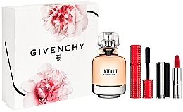 Düfte, Parfümerie und Kosmetik Givenchy L'Interdit - Duftset (Eau de Parfum 50ml + Mascara 4g + Lippenstift 1.5g) 