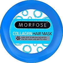 Düfte, Parfümerie und Kosmetik Haarmaske mit Kollagen für trockenes, schwaches und sprödes Haar - Morfose Buble Collagen Hair Mask