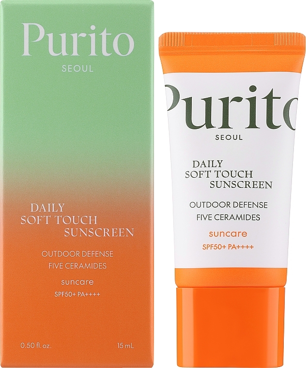 Tägliche Sonnenschutzcreme - Purito Daily Soft Touch Sunscreen SPF 50+ PA++++ Travel Size — Bild N2