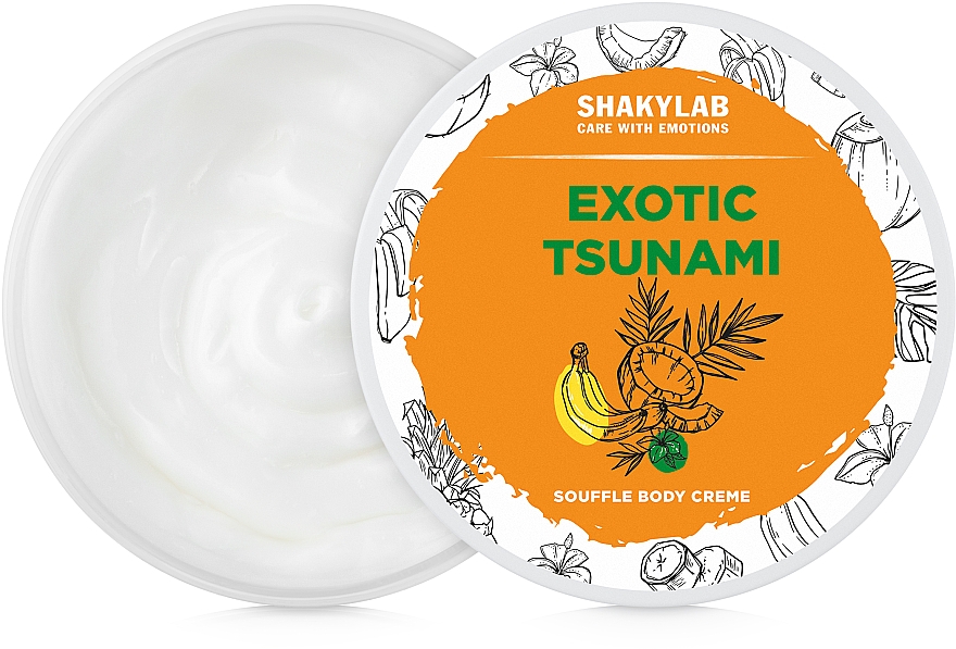 Körpercreme-Souffle Exotic Tsunami - SHAKYLAB Natural Body Cream Exotic Tsunami — Bild N1