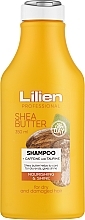 Düfte, Parfümerie und Kosmetik Pflegendes Shampoo für trockenes und strapaziertes Haar mit Sheabutter - Lilien Shea Butter Shampoo