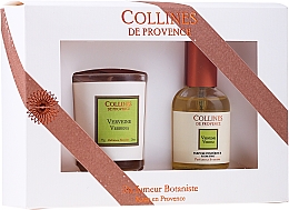 Düfte, Parfümerie und Kosmetik Geschenkset Verbena - Collines de Provence Verbena (Duftkerze 75g + Parfüm 50ml)