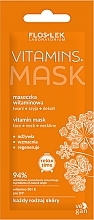 Düfte, Parfümerie und Kosmetik Vitaminmaske für Gesicht, Hals und Dekolleté - Floslek Vitamins Mask