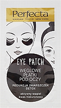 Düfte, Parfümerie und Kosmetik Feuchtigkeitsspendende Detox Augenpads mit Aktivkohle und Hyaloronosäure - Dax Cosmetics Perfecta Eye Patch