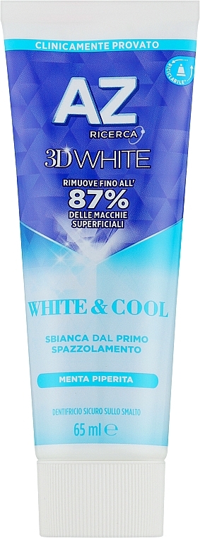 Aufhellende Zahnpasta  - AZ Ricerca White & Cool 3D White Toothpaste — Bild N1