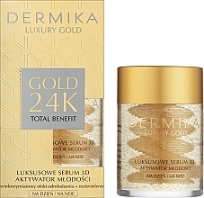 Verjüngendes Gesichtsserum - Dermika Luxury Gold 24k Total Benefit Serum — Bild N2