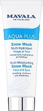 Multi-Feuchtigkeitsmaske - Mavala Aqua Plus Multi-Moisturizing Snow Mask — Bild N1