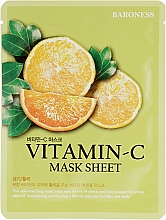 Düfte, Parfümerie und Kosmetik Tuchmaske mit Vitamin C - Beauadd Baroness Mask Sheet Vitamin C
