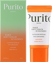 Tägliche Sonnenschutzcreme - Purito Daily Soft Touch Sunscreen SPF 50+ PA++++ Travel Size — Bild N2