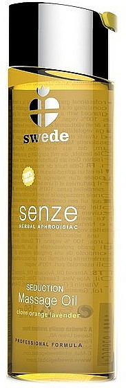 Massageöl Nelke, Orange und Lavendel - Swede Senze Seduction Massage Oil Clove Orange Lavender — Bild N1