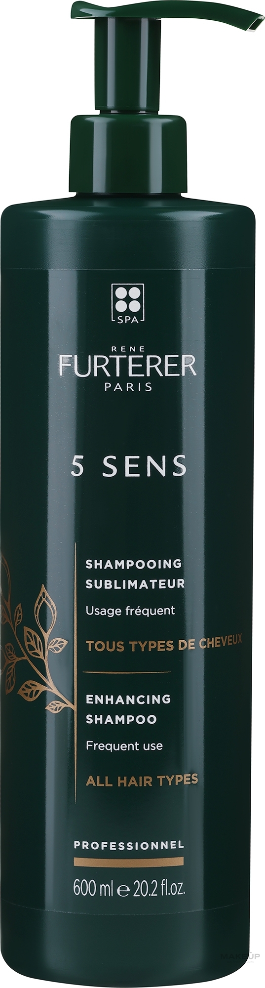 Shampoo für alle Haartypen - Rene Furterer 5 Sens Enhancing Shampoo — Bild 600 ml