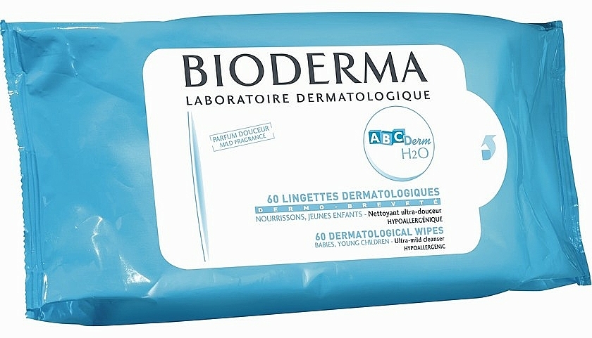 Feuchte Babypflegetücher 126 St. - Bioderma ABCDerm H2O — Bild N1