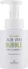 Milder und feuchtigkeitsspendender Gesichtsreinigungsschaum mit Aloe Vera-Extrakt - The Skin House Aloe Vera Bubble Foam Cleanser — Bild N2