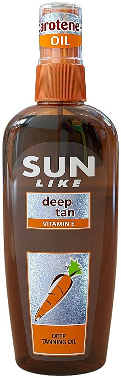 Bräunungsbeschleunigungsöl-Spray mit Vitamin E - Sun Like Deep Tanning Oil SPF 0 — Bild N1