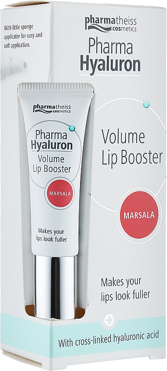 Lippenbalsam Marsala - Pharma Hyaluron Pharmatheiss Cosmetics Volume LipBooster Marsala — Bild N2