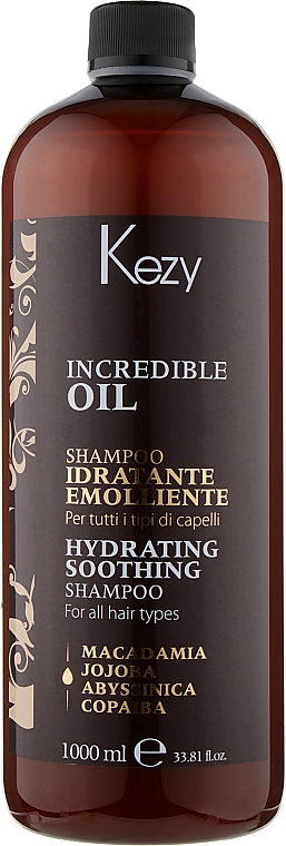 Feuchtigkeitsspendendes und glättendes Haarshampoo - Kezy Incredible Oil Hydrating Shampoo — Bild N1