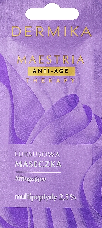 Multi-Peptid-Lifting-Maske - Dermika Maestria Anti-Age Therapy Mask — Bild N1