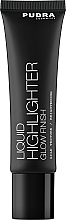 Flüssiger Highlighter für das Gesicht - Pudra Cosmetics Liquid Highlighter Glow Finish — Bild N1