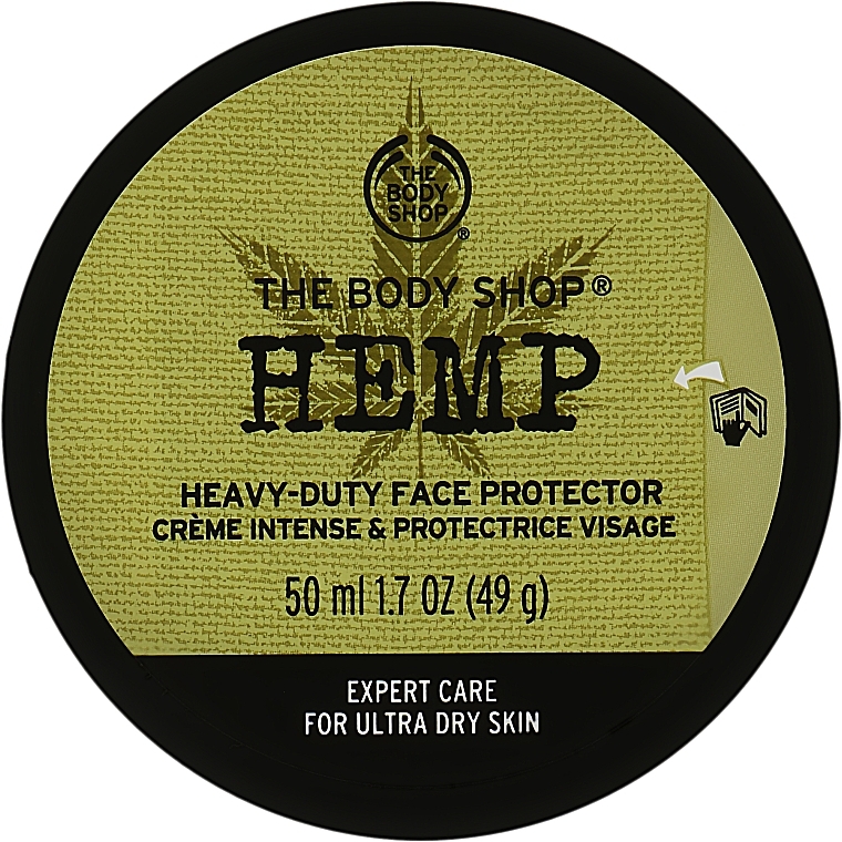 Gesichtscreme für ultra trockene Haut mit Hanföl - The Body Shop Hemp Heavy-Duty Face Protector — Bild N1