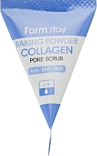 Porenreinigendes und feuchtigkeitsspendendes Gesichtspeeling mit Backpulver und hydrolysiertem Kollagen - FarmStay Collagen Baking Powder Pore Scrub — Bild N2