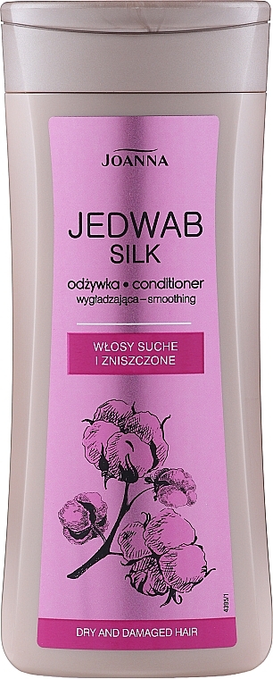 Glättender Conditioner für trockenes und strapaziertes Haar - Joanna Jedwab Silk Smoothing Conditioner — Bild N1