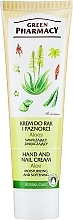 Düfte, Parfümerie und Kosmetik Feuchtigkeitsspendende Hand- und Nagelcreme mit Aloe - Green Pharmacy