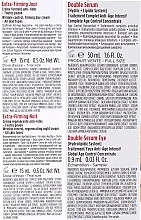 Gesichtspflegeset - Clarins Double Serum & Extra-firming Set (Gesichtsserum 50 ml + Gesichtscreme 2x15 ml + Augenpflege-Serum 0,9 ml) — Bild N3