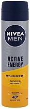 Körperpflegeset - Nivea Men Active Energy (After Shave Balsam 100ml + Duschgel 250ml + Deospray 150ml) — Bild N4