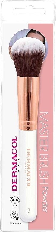 Puderpinsel  - Dermacol Master Brush Rose Gold D55 — Bild N1