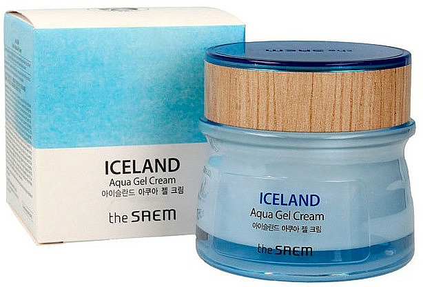 Feuchtigkeitsspendende Gel-Creme für das Gesicht - The Saem Iceland Aqua Gel Cream — Bild N1