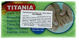 Düfte, Parfümerie und Kosmetik Natürlicher Bimsschwamm für Hände und Füße grün - Titania