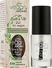 2in1 Nagelbase - Vegan Natural Base & Top 2In1 For Vegan — Bild N2