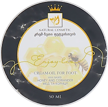 Düfte, Parfümerie und Kosmetik Natürliche Fußcreme-Butter mit Honig, Koriander und Zimt - Enjoy & Joy Enjoy Eco Cream-oil For Foot