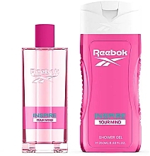 Reebok Inspire Your Mind  - Duftset (Eau de Toilette 100ml + Duschgel 250ml + Kosmetiktasche 1 St.)  — Bild N2