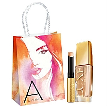 Düfte, Parfümerie und Kosmetik Make-up set (Korrekturstift 2g + Foundation 30ml) - Avon Luxe