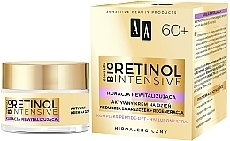 Aktiv glättende und feuchtigkeitsspendende Anti-Falten Tagescreme mit Bio Retinolkomplex für reife Gesichtshaut 60+ - AA Retinol Intensive 60+ Cream — Bild N1