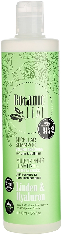 Mizellenshampoo für dünnes und glanzloses Haar - Botanic Leaf  — Bild N1