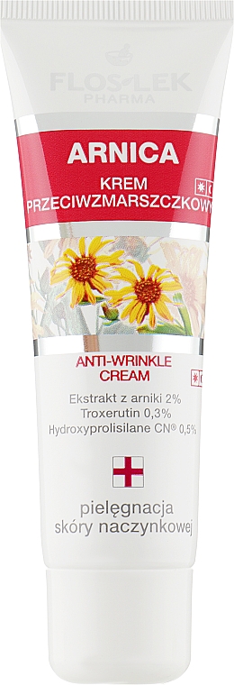 Gesichtscreme gegen Falten mit Arnikaextrakt - Floslek Anti-Wrinkle Arnica Cream — Bild N1