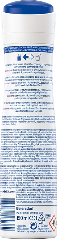 Deospray Antitranspirant für Damen - Nivea Fresh Sensation Antiperspirant Antibacterial — Bild N2