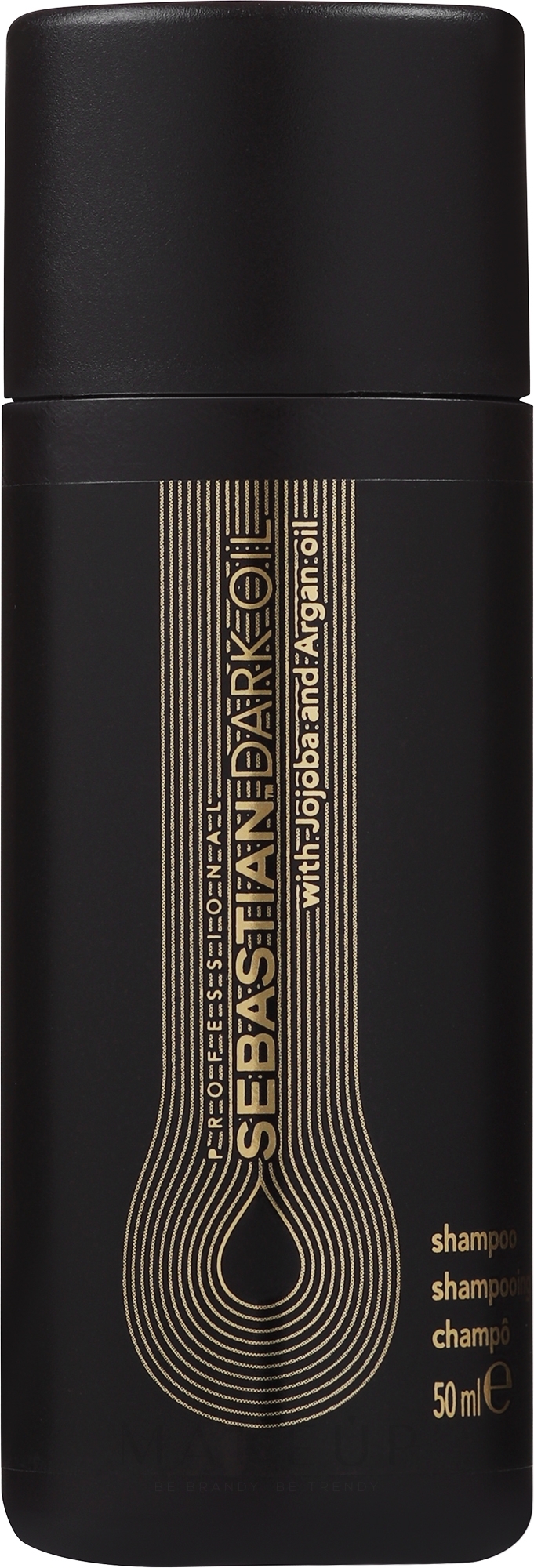 Feuchtigkeitsspendendes Shampoo für mehr Glanz mit Jojoba- und Arganöl - Sebastian Professional Dark Oil — Bild 50 ml