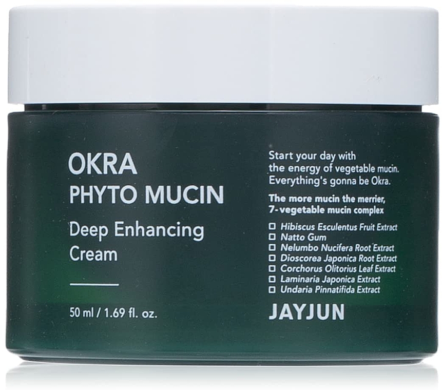 Intensive Gesichtscreme - Jayjun Okra Phyto Mucin Deep Enhancing Cream — Bild N1