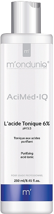 Saures Pre-Peeling-Tonic - M'onduniq AciMed-IQ Purifling Acid Tonic pH 5.5 — Bild N1