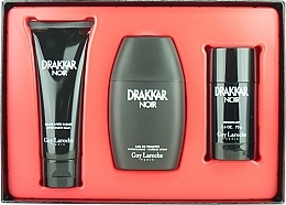 Düfte, Parfümerie und Kosmetik Guy Laroche Drakkar Noir - Duftset (Eau de Toilette 100ml + After Shave Balsam 100ml + Deostick 75g)