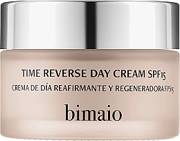 Revitalisierende Tagescreme für das Gesicht SPF15 - Bimaio Time Reverse Cream SPF15 — Bild N1